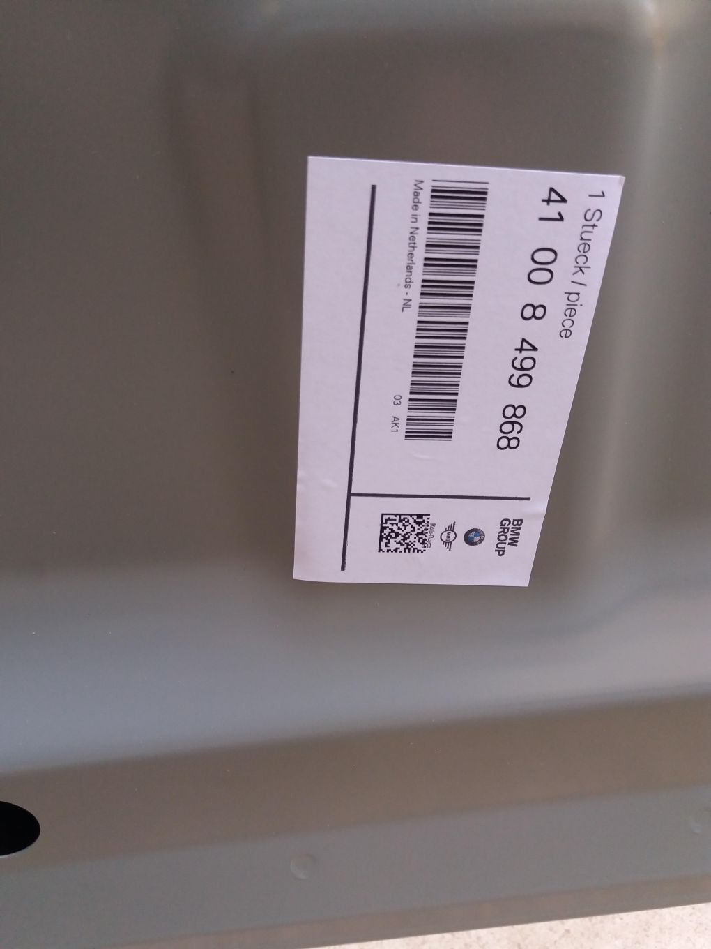 Capota motor Mini F56 Cooper, One 2014-2021, Produs Original BMW - prezinta o indoitura