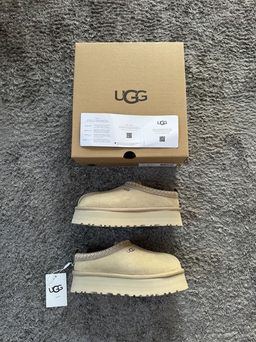 UGG Tasman Platform Slippers Cream