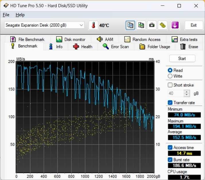 Hdd extern Seagate Expansion Desktop 2TB