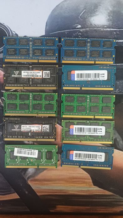 Оперативные памяти ОЗУ ddr3 4g - 1600mhz