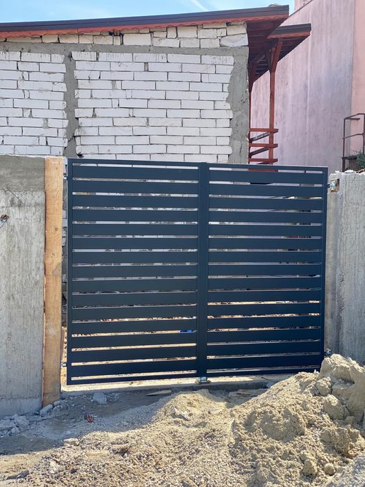 Porti auto, poarta pietonala , fier forjat debitata ieftina