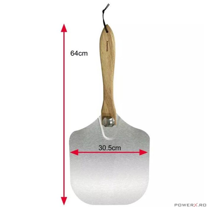 Paleta pentru pizza si paine din aluminiu, Klausberg