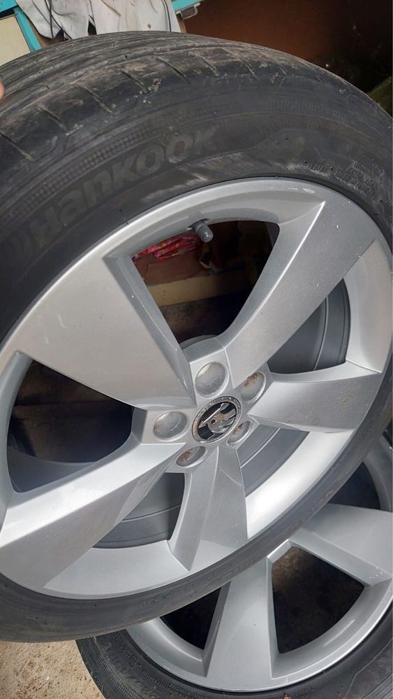 Jante (roti complete) 5x100 R17 Skoda, VW, Audi, Seat, anvelope vara