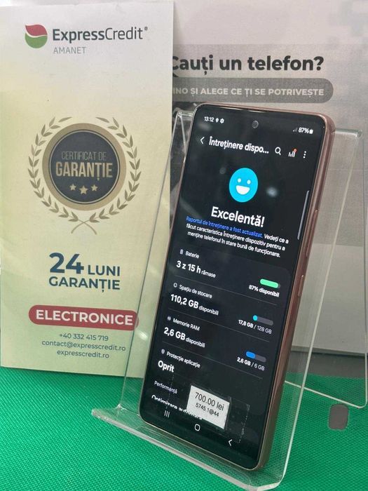 Telefon Samsung A53 5G (AG44 Bc2 B:5745)-Garantie 2 ani!