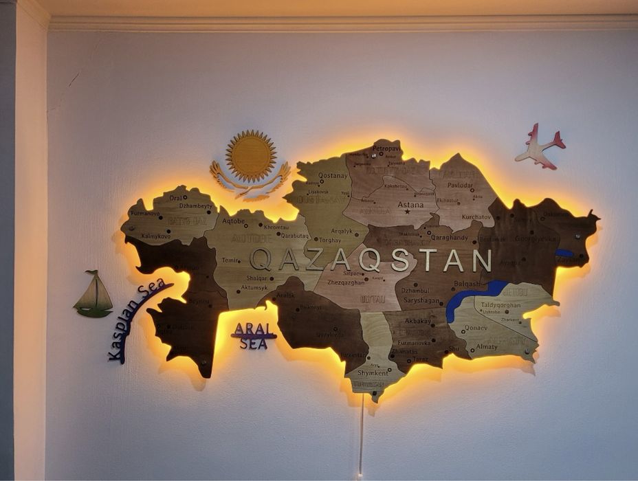 Декор Карта Казахстана