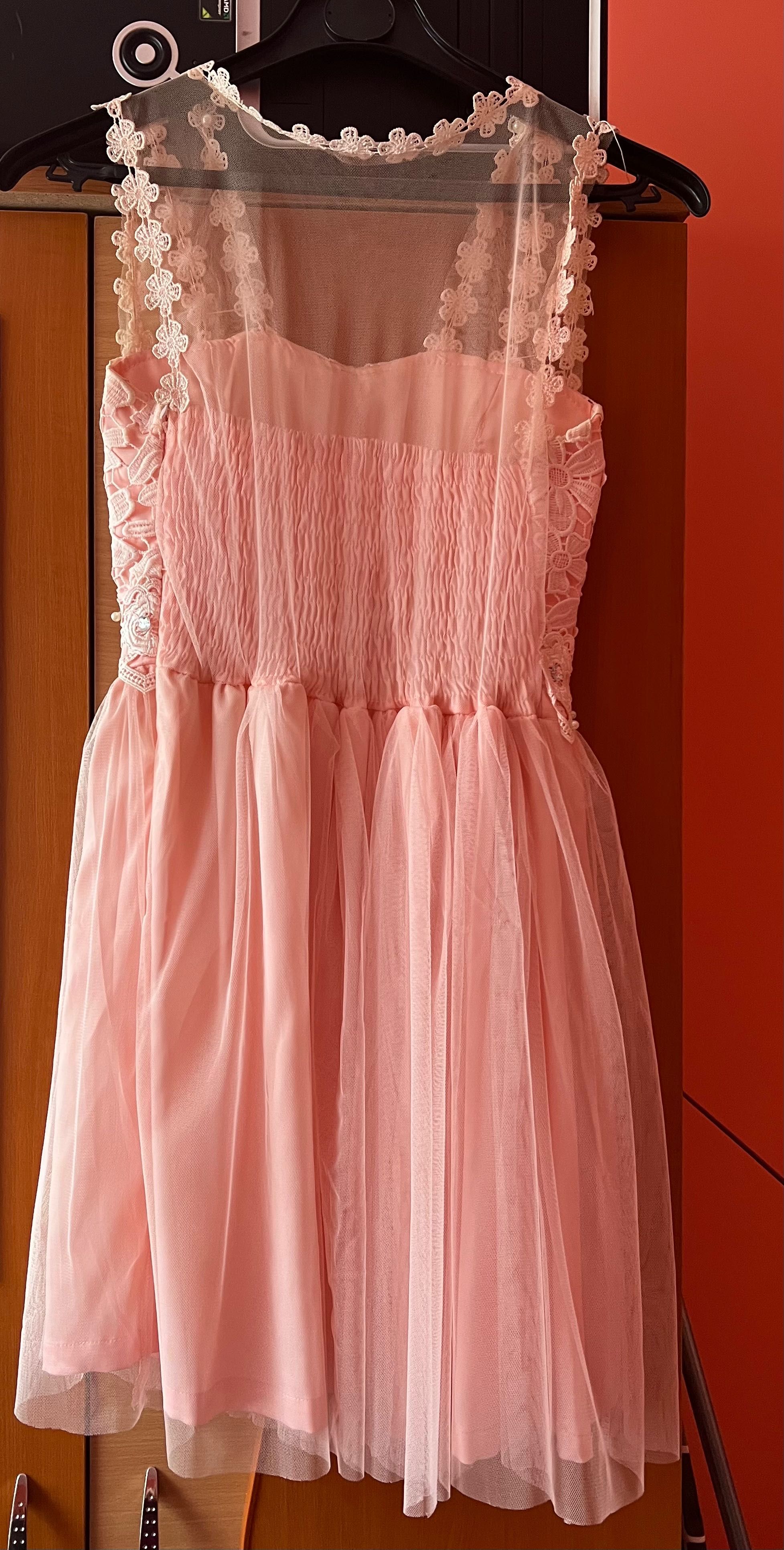 Rochie roz eleganta