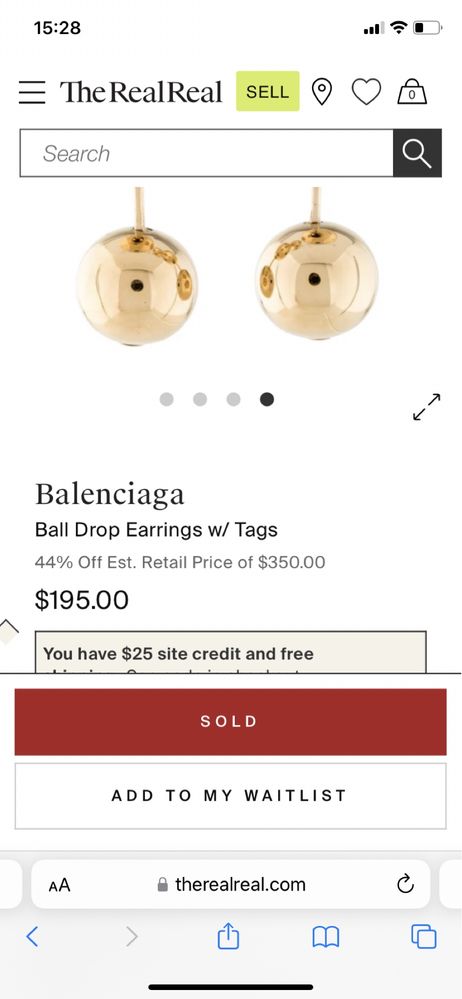 Balenciaga обеци