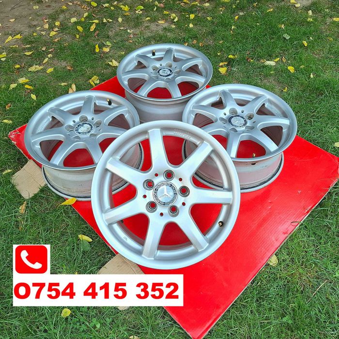 Jante 16" 5x112 - Mercedes R16 A Class B aluminiu. Merg si la VW Skoda
