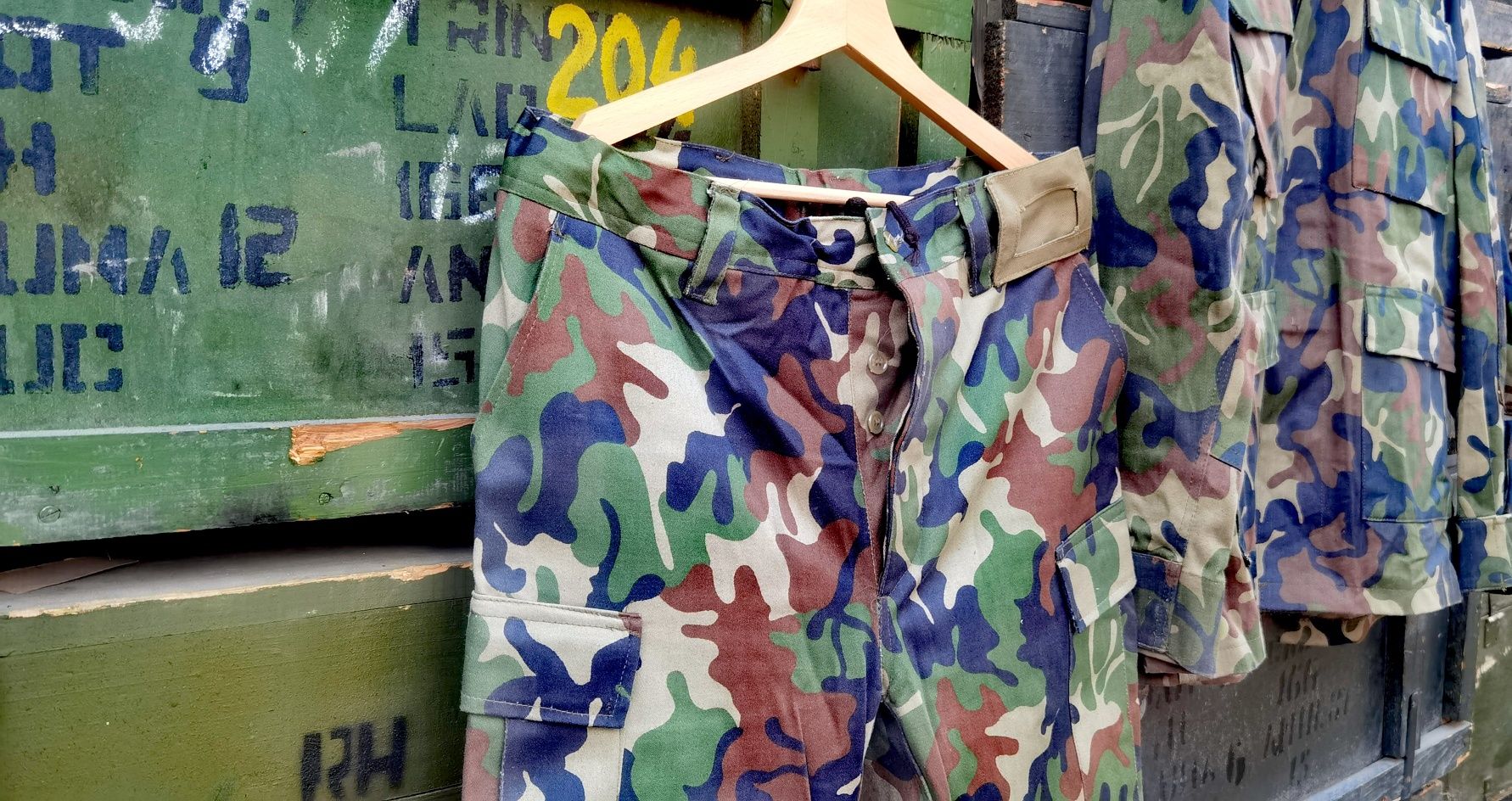 Costum militar de vară, camuflaj