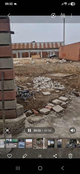 Аренда участка 6,67 и контейнер 40т