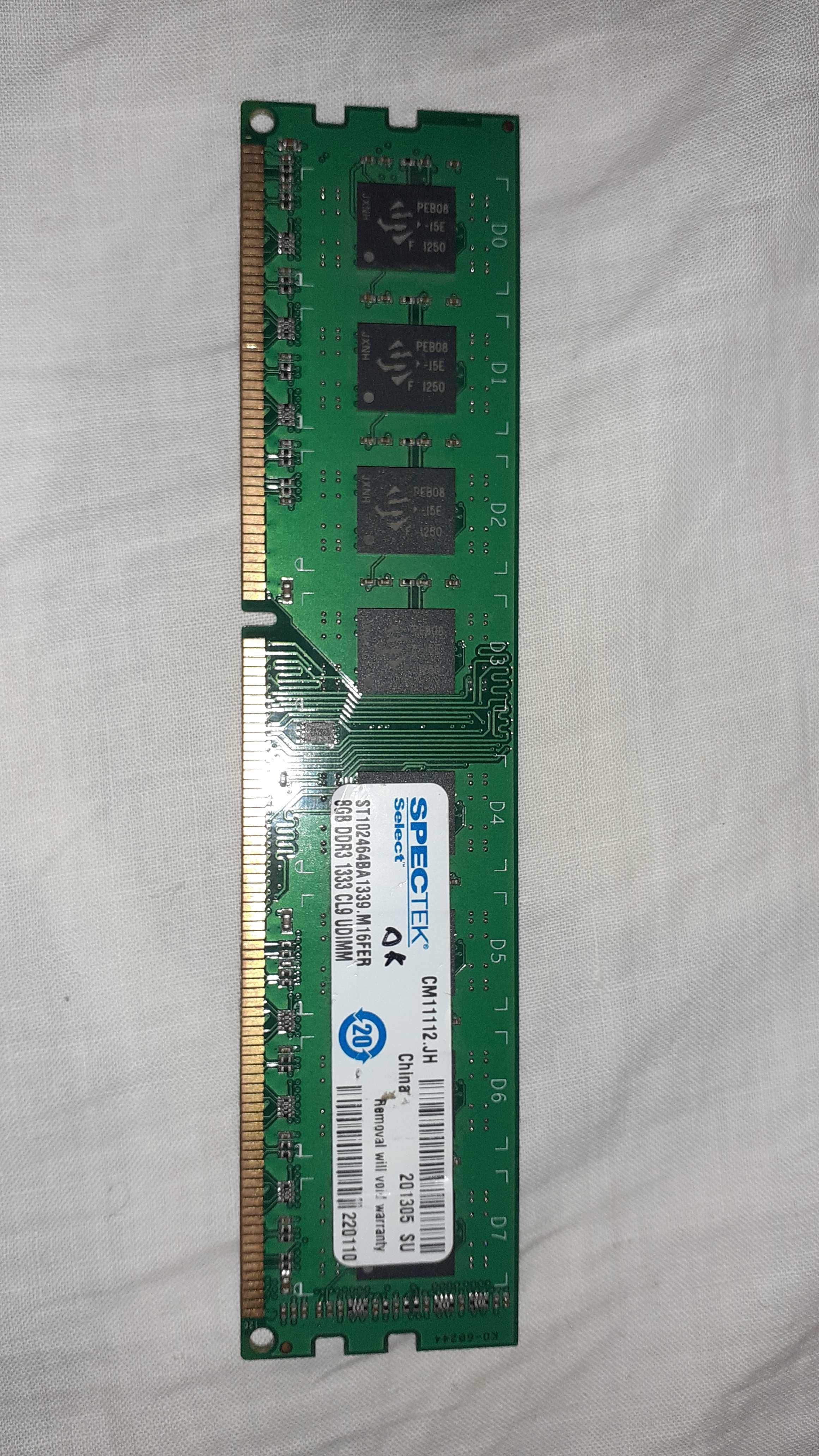 RAM 8 Gb DDR 3 UDIMM 1333