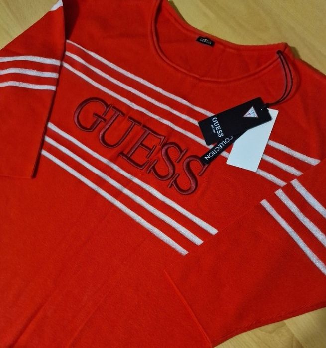 Bluza Guess damă/originala,Italia, super preț, logo brodat, saculet