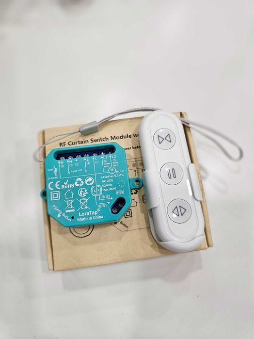 LoraTap Безжичен Комплект за RF Управление на Ролетни Щори и други