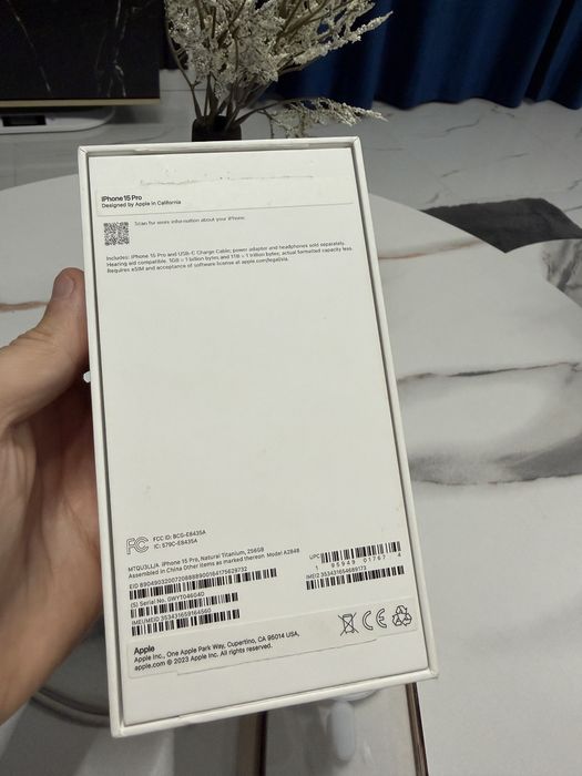 Iphone 15 Pro 256gb Natural Titanium full box 10/10