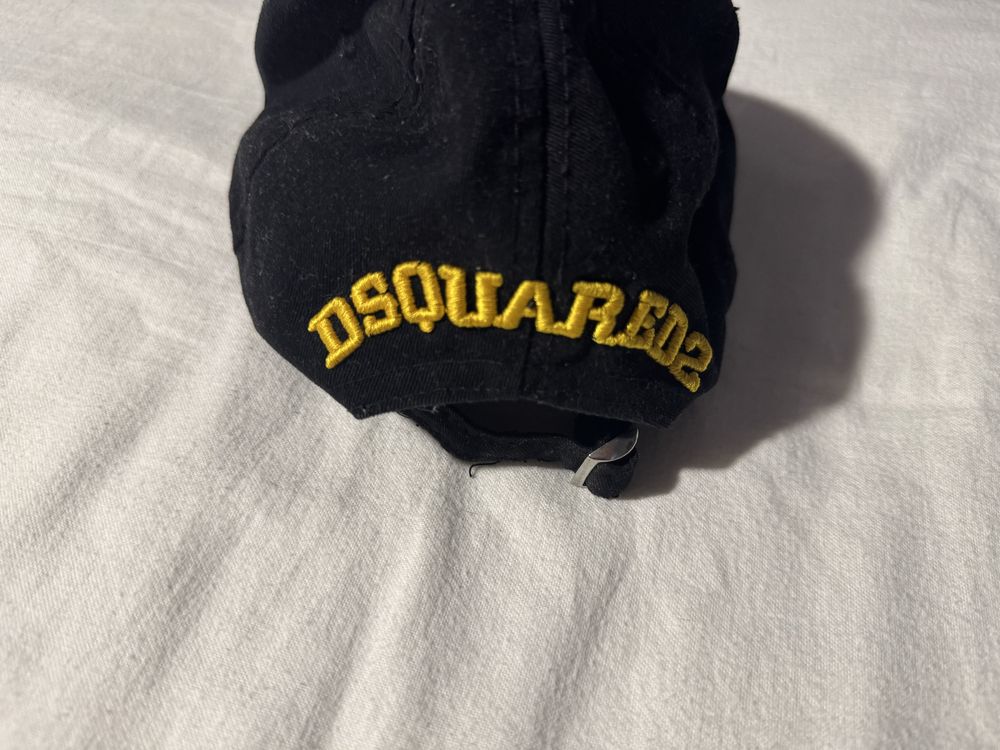 Șapcă DSQUARED2 originală – neagră – patch brodat