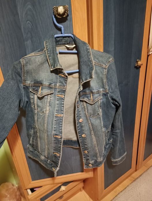 Дамско дънково яке за пролет/есен