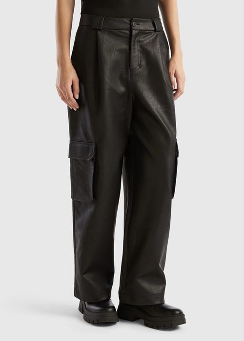 Продам кожаные брюки united colors of benetton