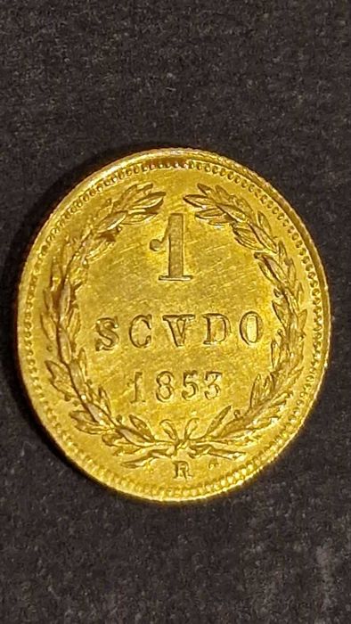 Златна монета 2,5скуди 1858R Ватикана 4,33и1 скудо 1853 Ватикана 1,73