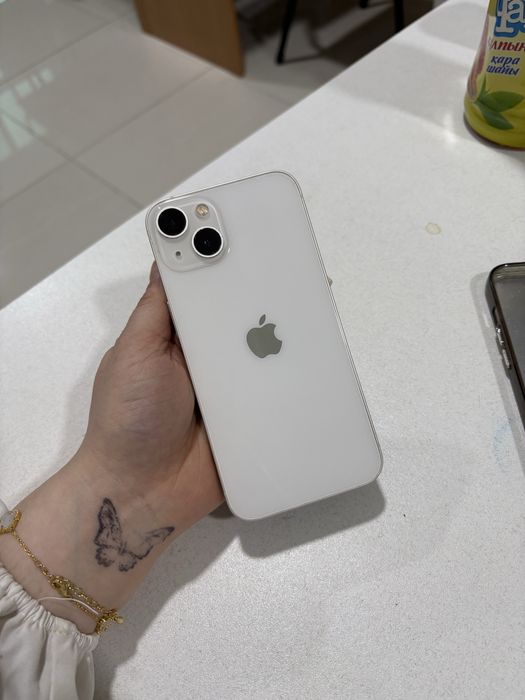 IPHONE 13;Б/У ҰСТАЛҒАН,Бірақ ТАП ТАЗА,емкость 80%