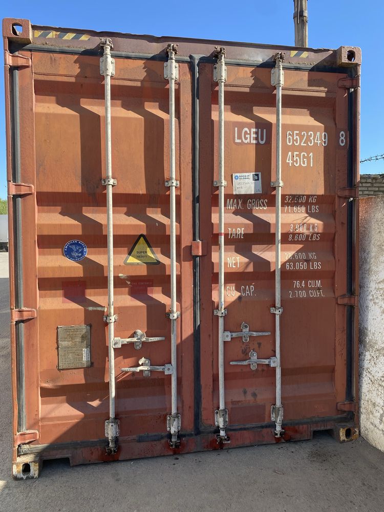 Продам б/у контейнер 40ф морской в Атырау