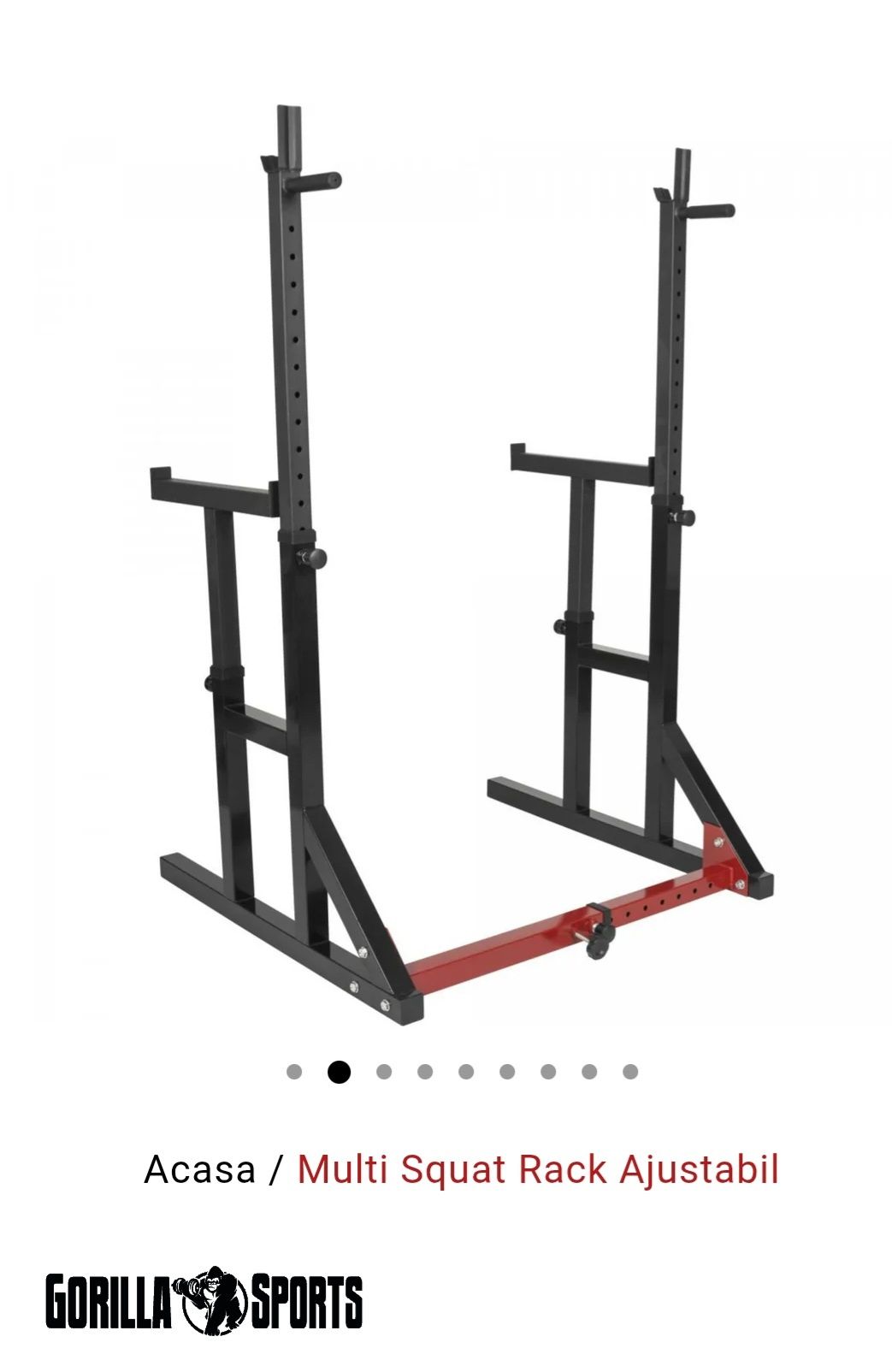 Vând rack fitness gorilla sport +suport greutăți