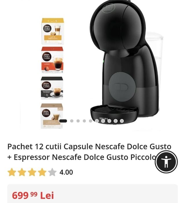 Espressor Nescafe Dolce Gusto Piccolo