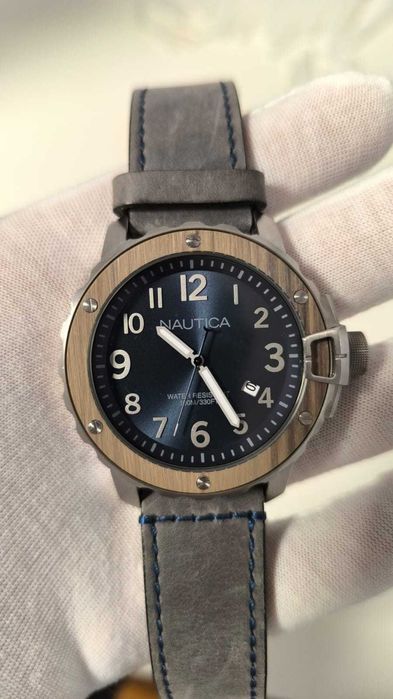 Ceas Nautica pentru Bărbați Model NAD15012G  finisaj Wood Grain