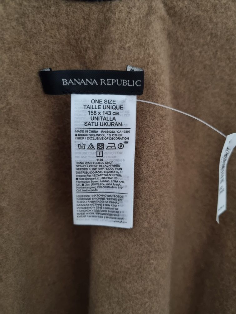 Banana Republic Poncho reversibil