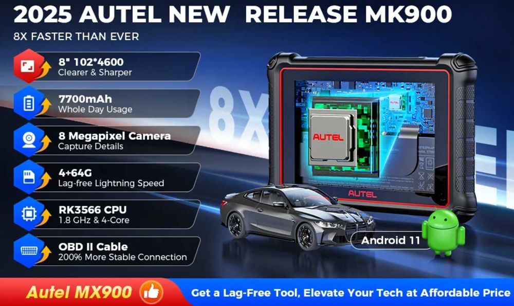 Diagnoza / Tester Auto Profesional AUTEL MK900 versiune 2025 ROMANA