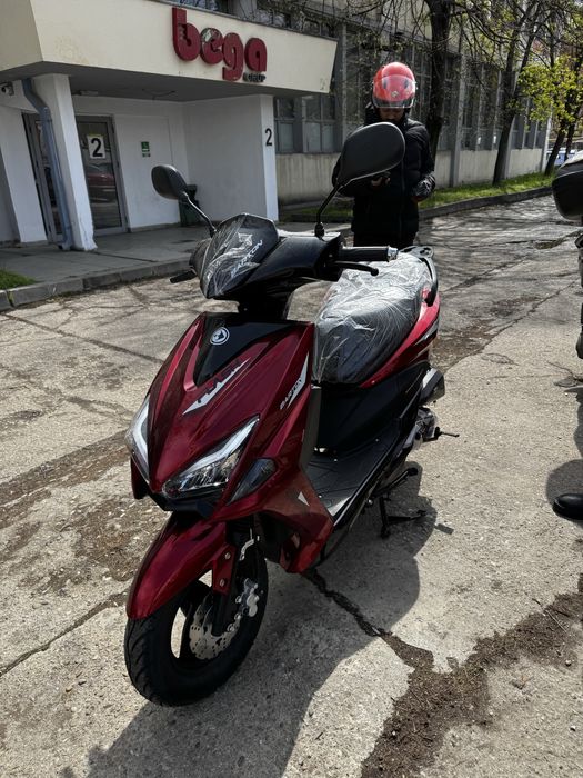 Scuter NOU Rate cu buletinul Barton Flash 50cc cu Permis