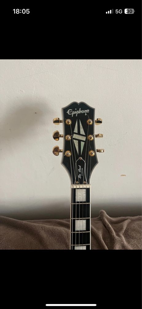 Chitara electrica Epiphone Les Paul Custom EB
