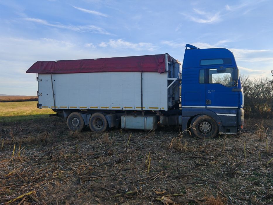 Camion Man tga transport cereale schimb cu îngrășăminte