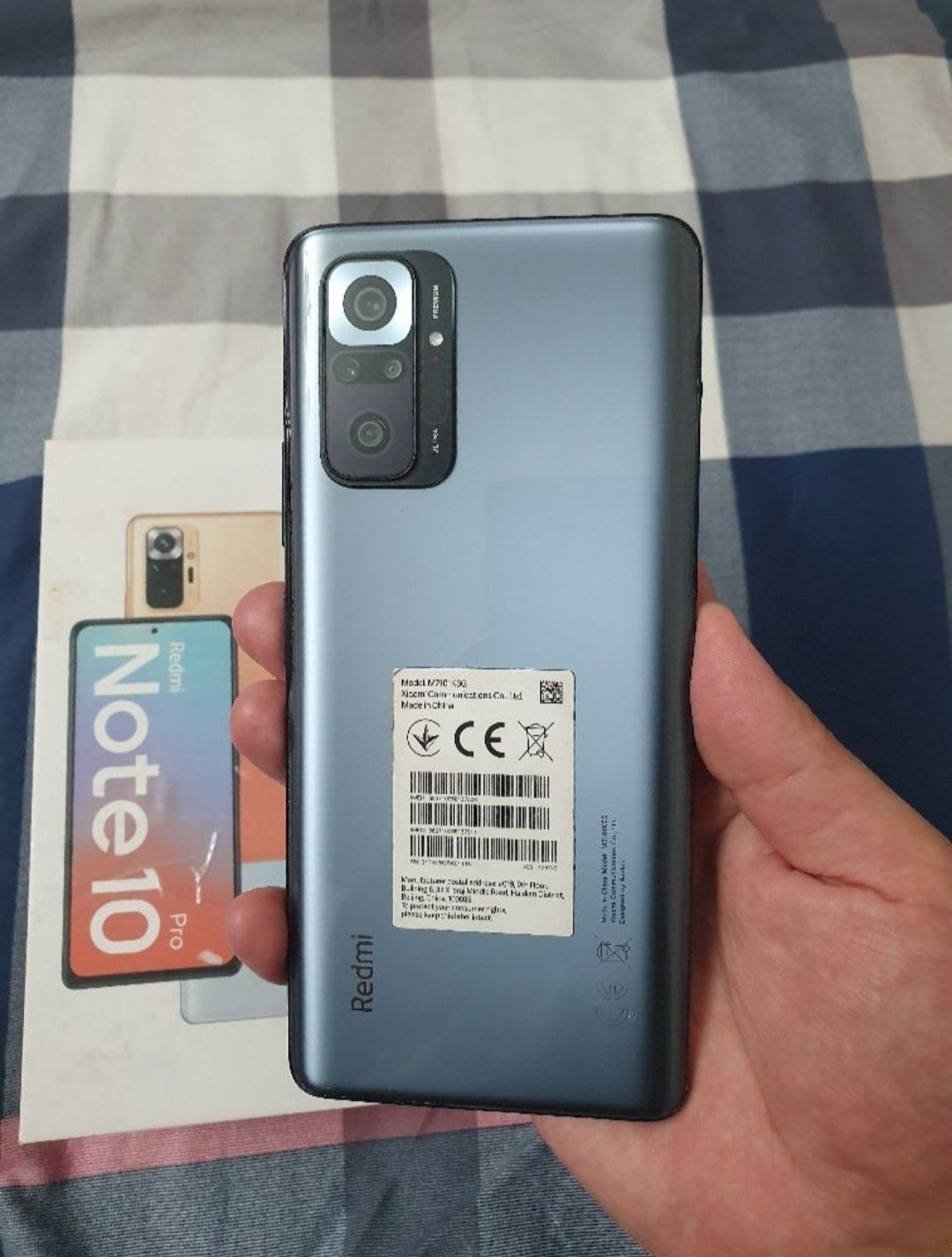 Srochna sotiladi Xiaomi Redmi Note 10 Pro 8+5/128Gb Karobka Dakument