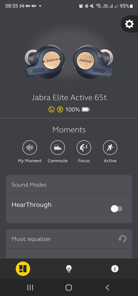 Casti wireless in ear Jabra 65t