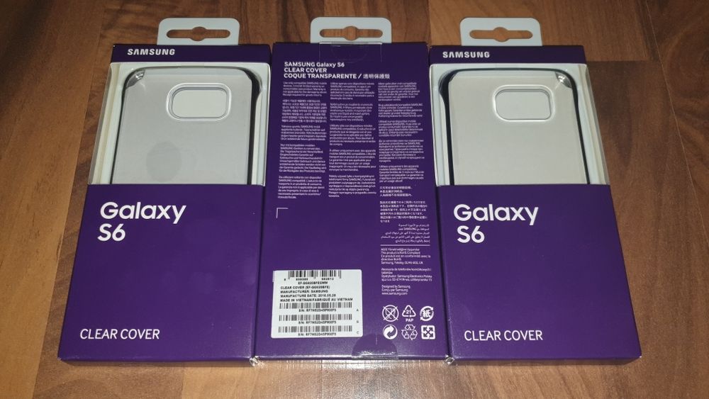 Husa clear originala Samsung Clear Cover Galaxy S6 G920