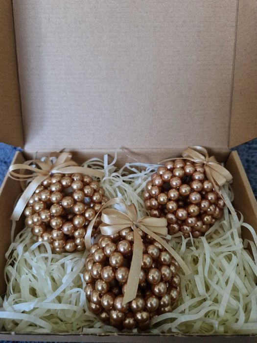 Set globuri Crăciun 70 mm handmade