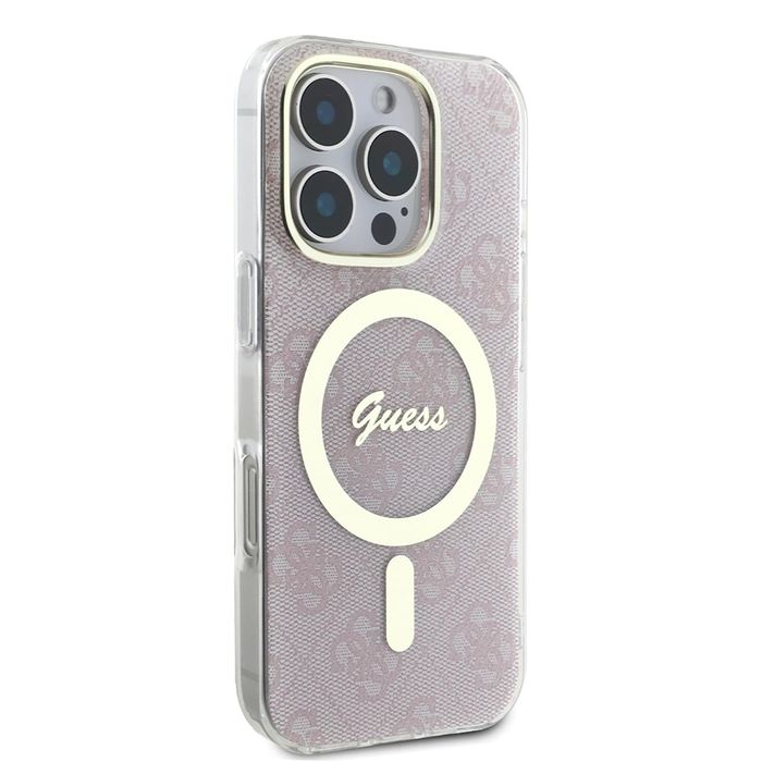 Husa GUESS pentru iPhone 16 Pro Max - Roz