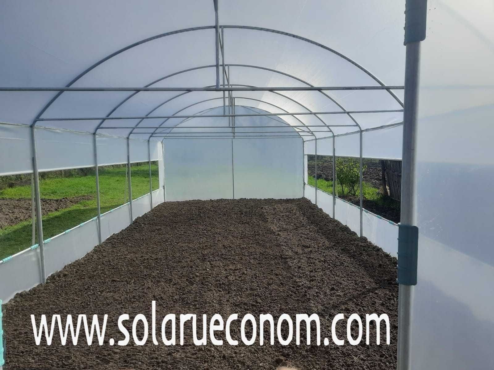 Structura metalica pentru solar(sera)  - 6x8m(48 mp) – 2876 lei