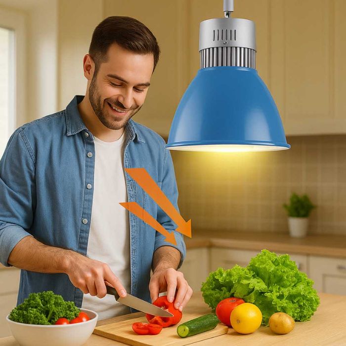 LED висяща лампа DL219B – 30W топла светлина за плотове