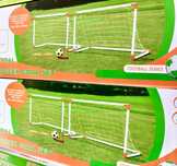 Set 2 Porți fotbal copii + pompa + minge