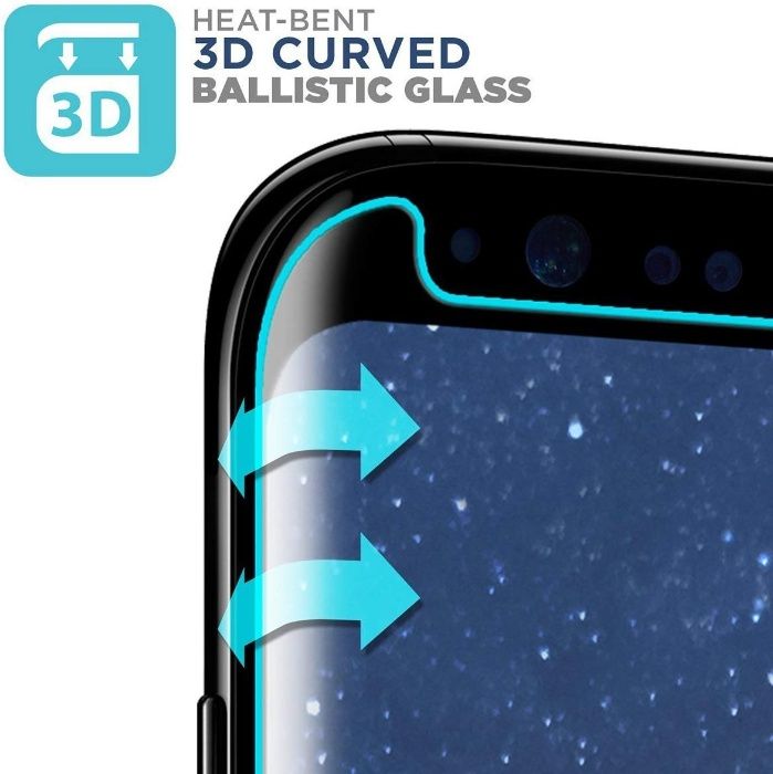 Folie de sticla 3D compatibila cu Samsung Galaxy S8