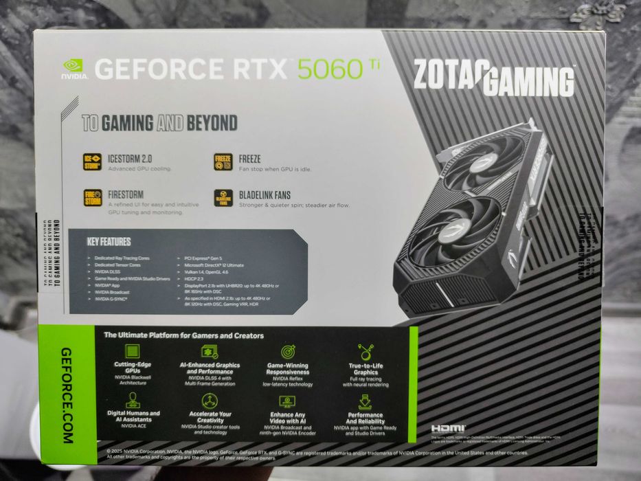 ZOTAC GAMING GeForce RTX 5060 Ti Twin Edge OC 16 ГБ