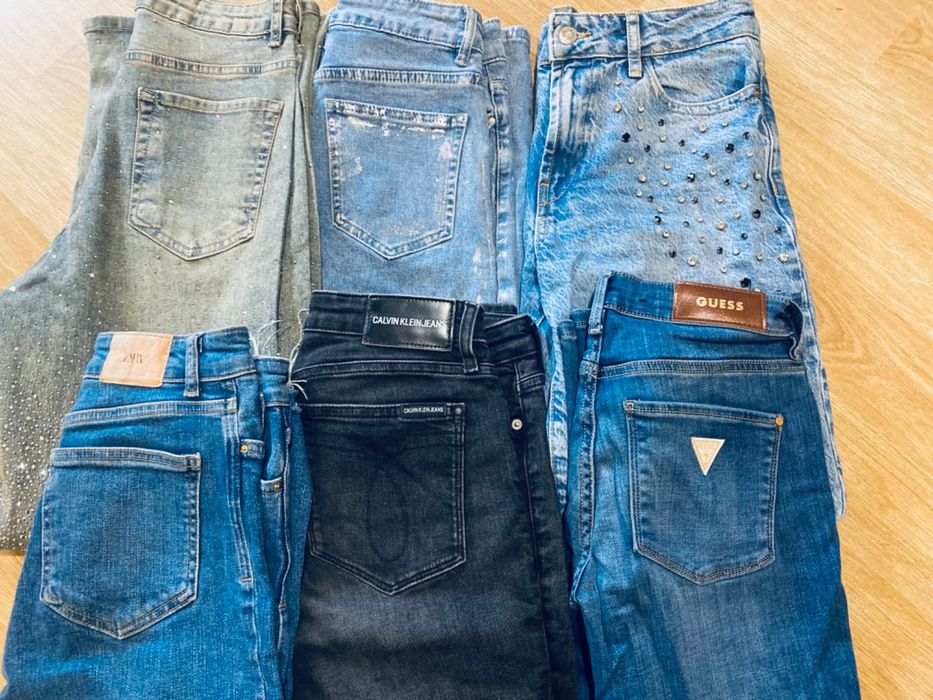 Дънки GUESS ZARA Calvin Klein Jeans Bershka Reserved