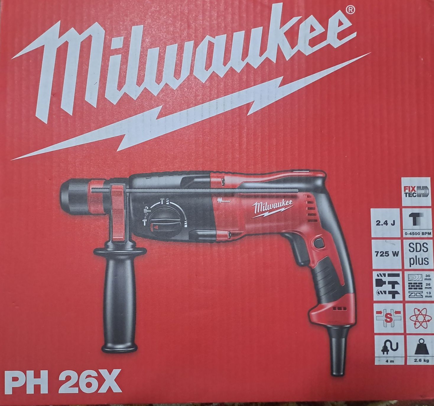 Ciocan rotopercutor Milwaukee  PH 26 X