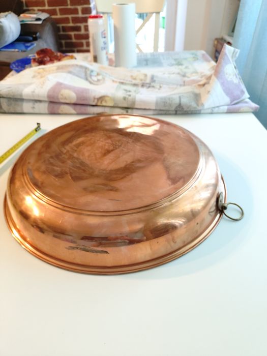 Tava mare cupru decoratiune interioara