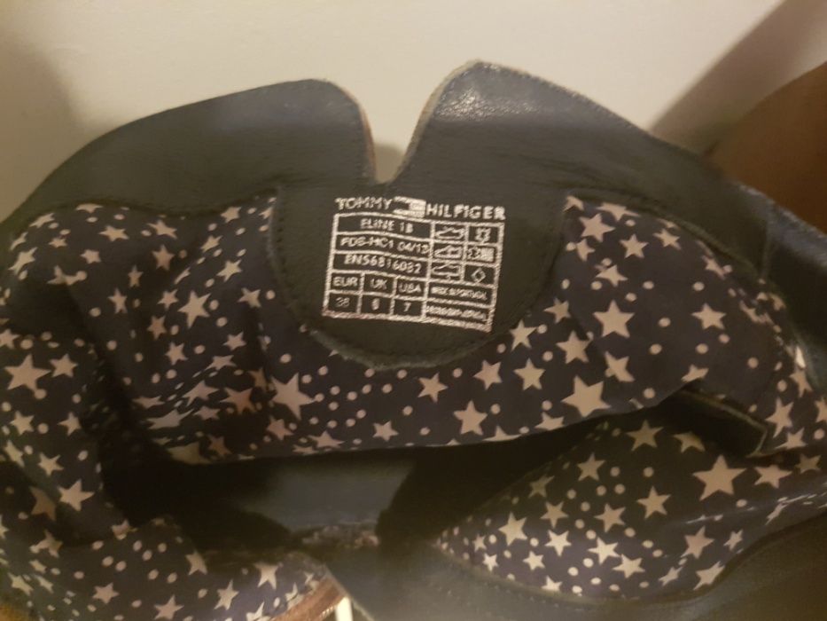 Ghete piele Tommy Hilfiger