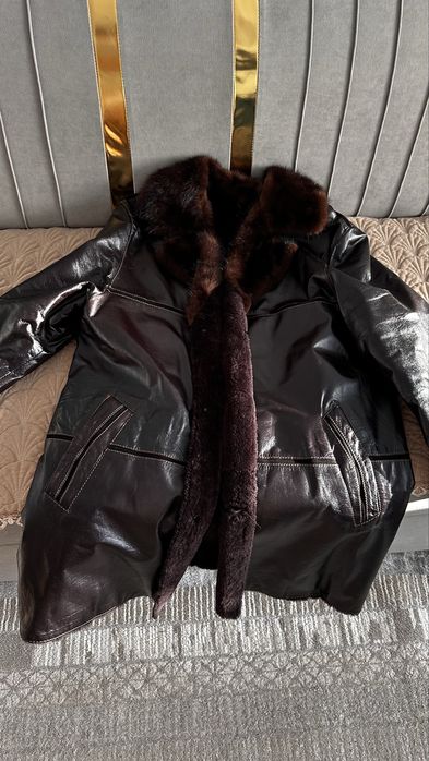 Продам дубленку кожаную