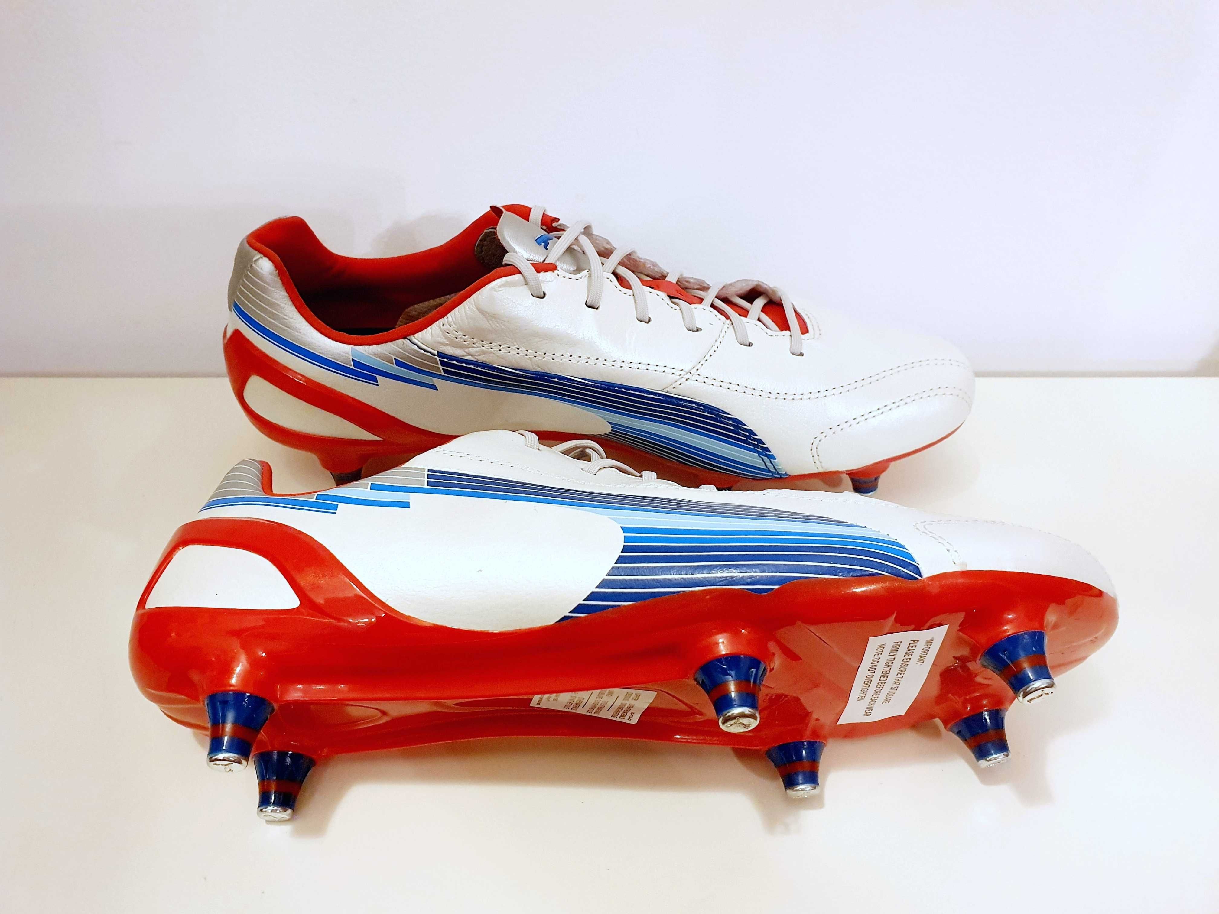 Ghete de fotbal Puma evoSPEED 1 K-Leather SG, 44.5 EU NOI