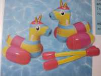 Set de joaca in apa cu 2 animale gonflabile URIASE Pinata, 100kg, nou
