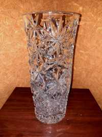 Большая, роскошная хрустальная ваза Кристалл, Чехословакия